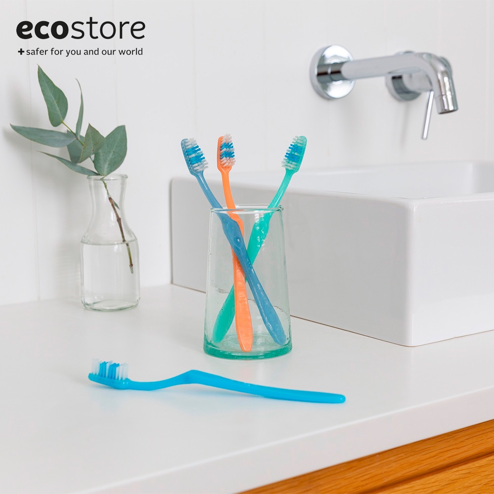 Ecostore Bàn chải đánh răng lông mềm gốc thực vật (Toothbrush Soft) nhiều màu giao ngẫu nhiên