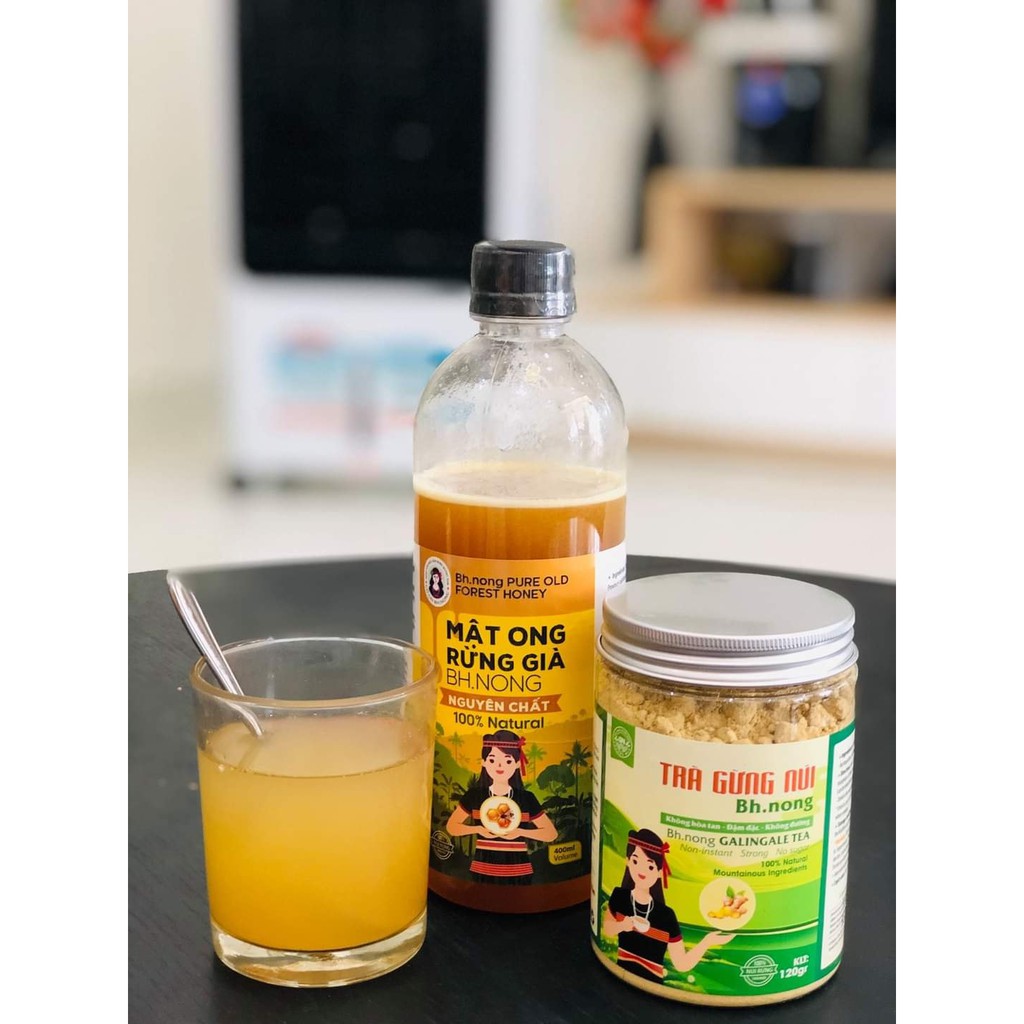 Mật ong rừng già - tinh bột nghệ núi Bh.nong
