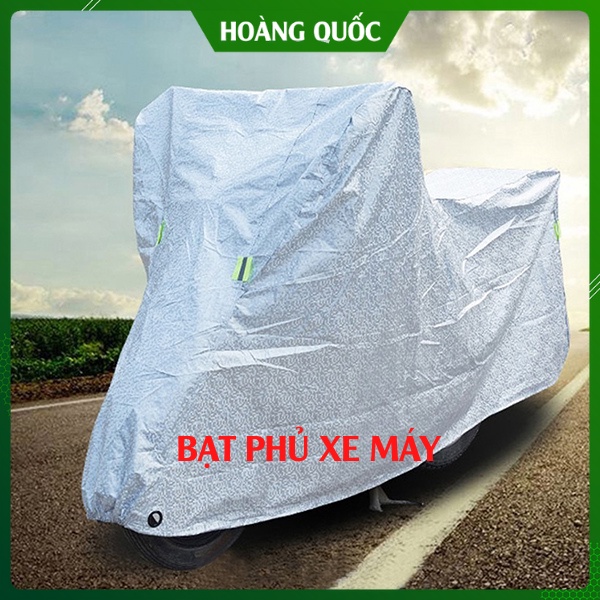 Bạt Phủ Xe Máy Chống Mưa, Nắng, Bụi Bẩn Chất Lượng Cao Chống Thấm Tuyệt Đối, Bao Trùm Cả Xe