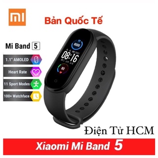 [Bản quốc tế] Đồng Hồ Thông Minh Xiaomi Mi Band 5 (Đen) - Hàng Chính Hãng
