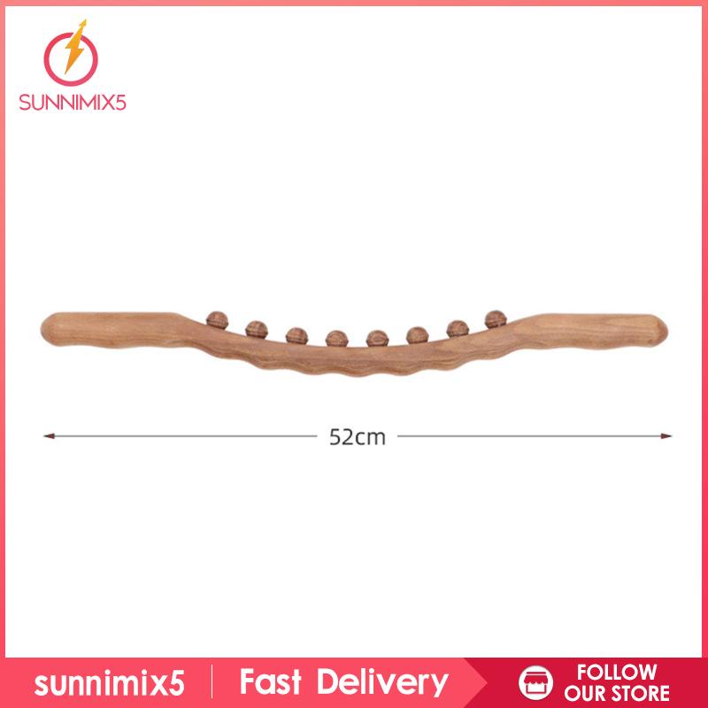 [Trend Sport] Con Lăn Gỗ Gua Sha Cầm Tay Chuyên Nghiệp Để Định Hình Cho Lưng Và Eo