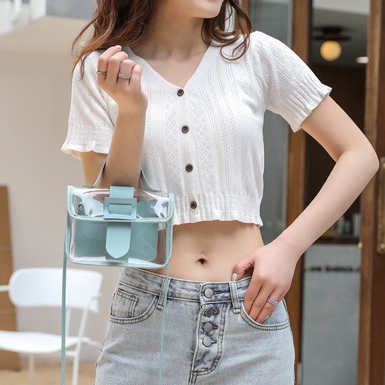 Túi xách nữ  TTF024Túi mini nữ đeo chéo hàng quảng châu siêu hot