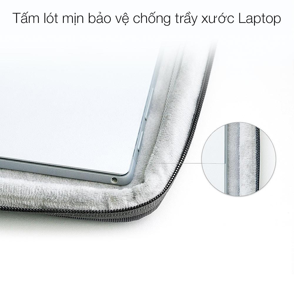 [Giá Sỉ] Túi xách + Cặp đeo chống sốc JCPal Tofino Messenger cho Macbook/Laptop - 13/14/15 inch (Màu đen)