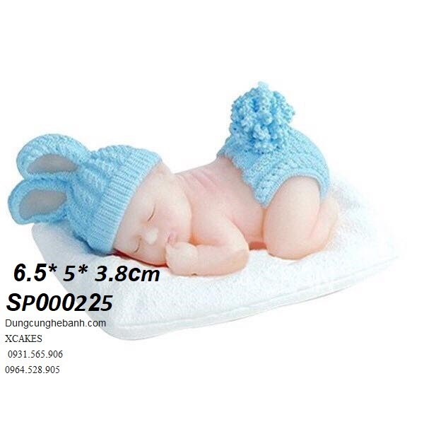 Khuôn Silicone Em Bé Nằm Chu Đít