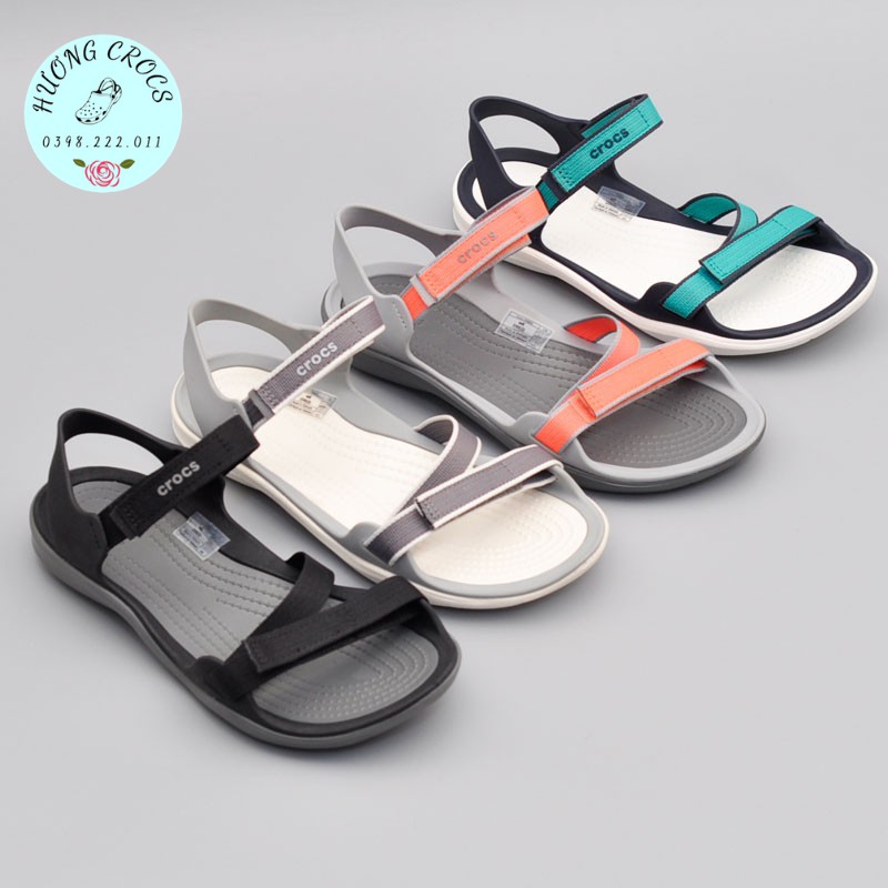 Sandal quai mảnh webbing, dép sandal quai ngang nhựa mềm, đi mưa, chống hôi chân cho nữ