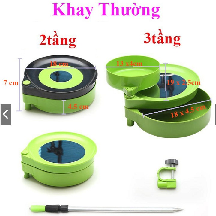 Khay Đựng Mồi Câu Cá Chuyên Dùng Câu Đài, Câu Đơn - KĐM 1