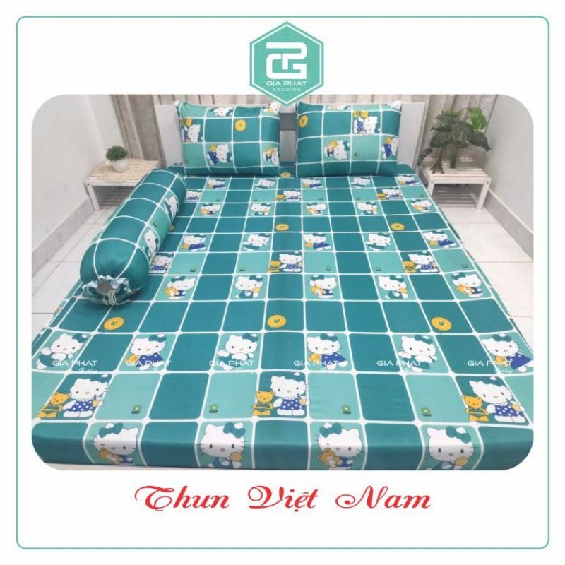 [ Link 3_ Hoạt hình ] Ga giường lẻ thun lạnh Việt Nam cao cấp ( không áo gối )