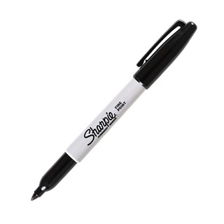 Bút lông dầu sharpie fine point black - màu đen - ảnh sản phẩm 1
