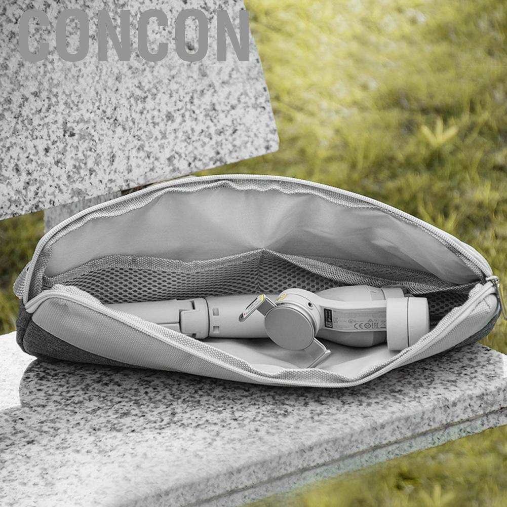 CONCON Waterproof Hand Strap Storage Bag Portable Handheld Stabilizer/USB Cable/Tripod Fit for DJI OM 4/for Osmo Mobile 2 3 ZhiYun smooth Q