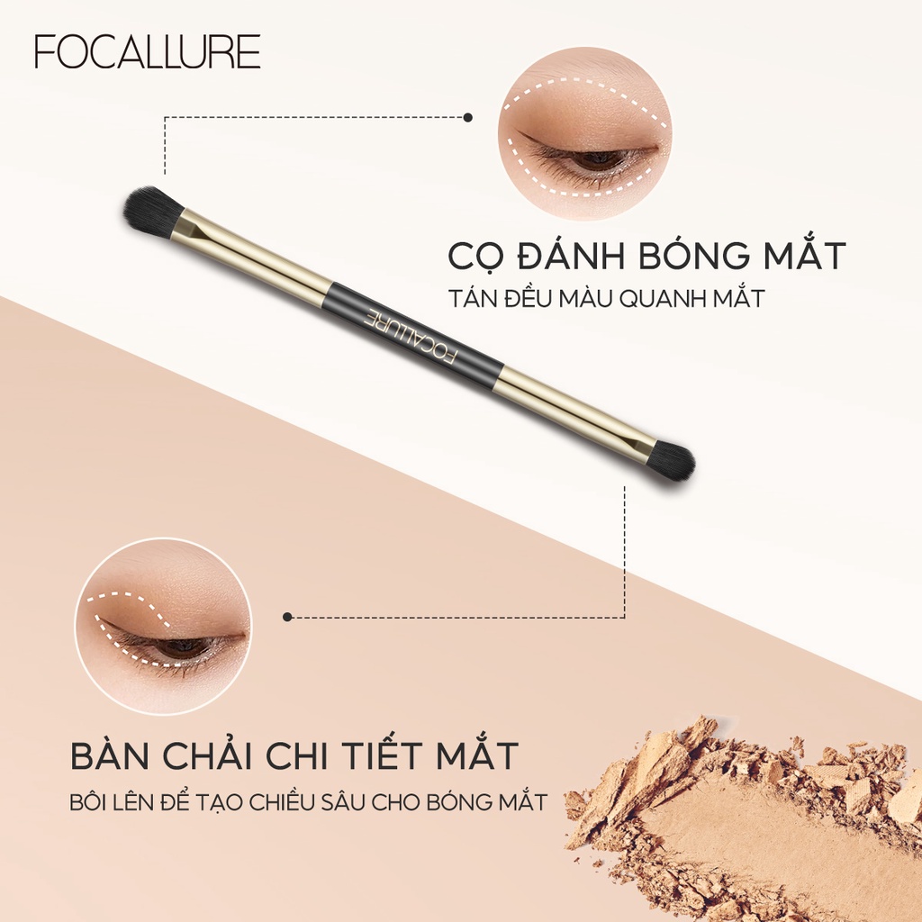 Cọ trang điểm FOCALLURE 25g nhỏ gọn tiện lợi