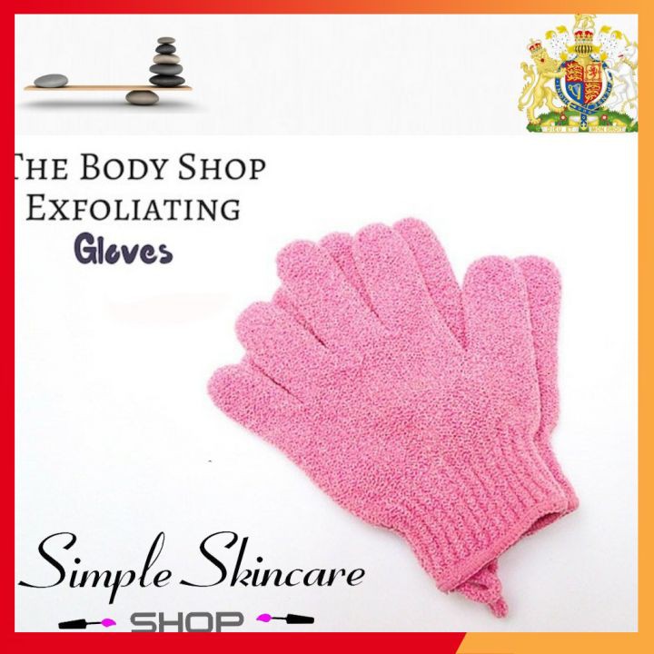 Găng Tay Tắm Mát Xa Tẩy Tế Bào Chết Chống Trượt Dưỡng Ẩm Cho Da The Body Shop Bath Gloves