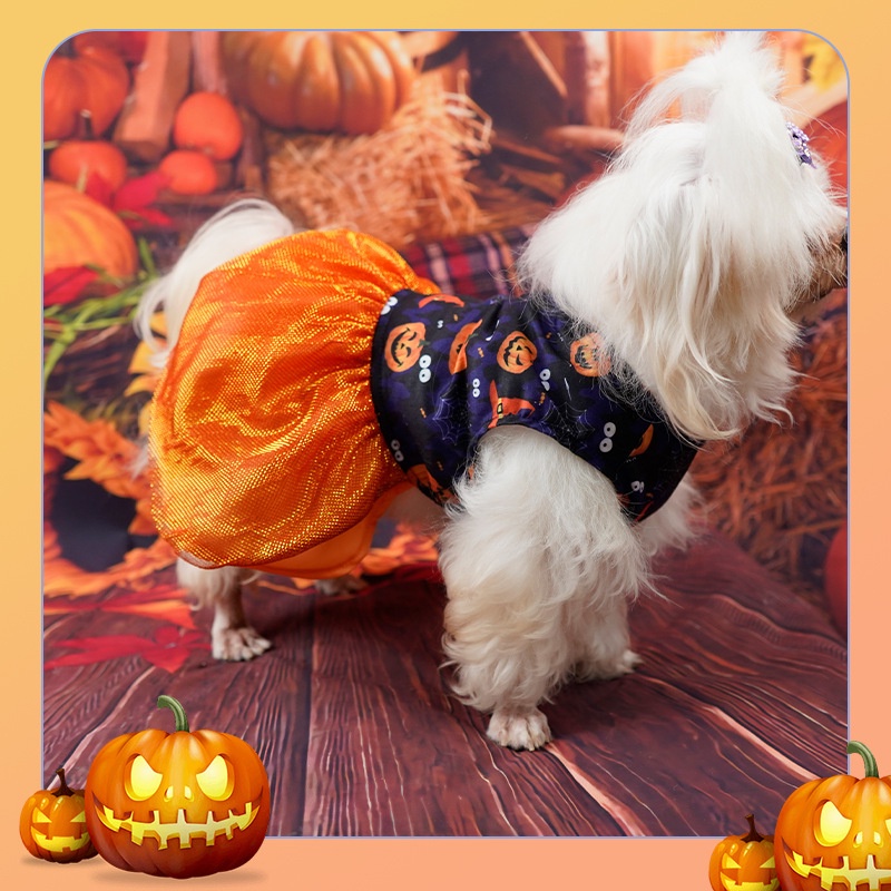 Đầm Hóa Trang Halloween Xinh Xắn Cho Thú Cưng 27 Món