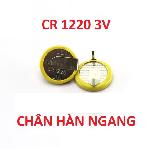 Pin cmos chân hàn đứng chân hàn ngang hàn dây CR1220 CR2032 3v cho điều khiển
