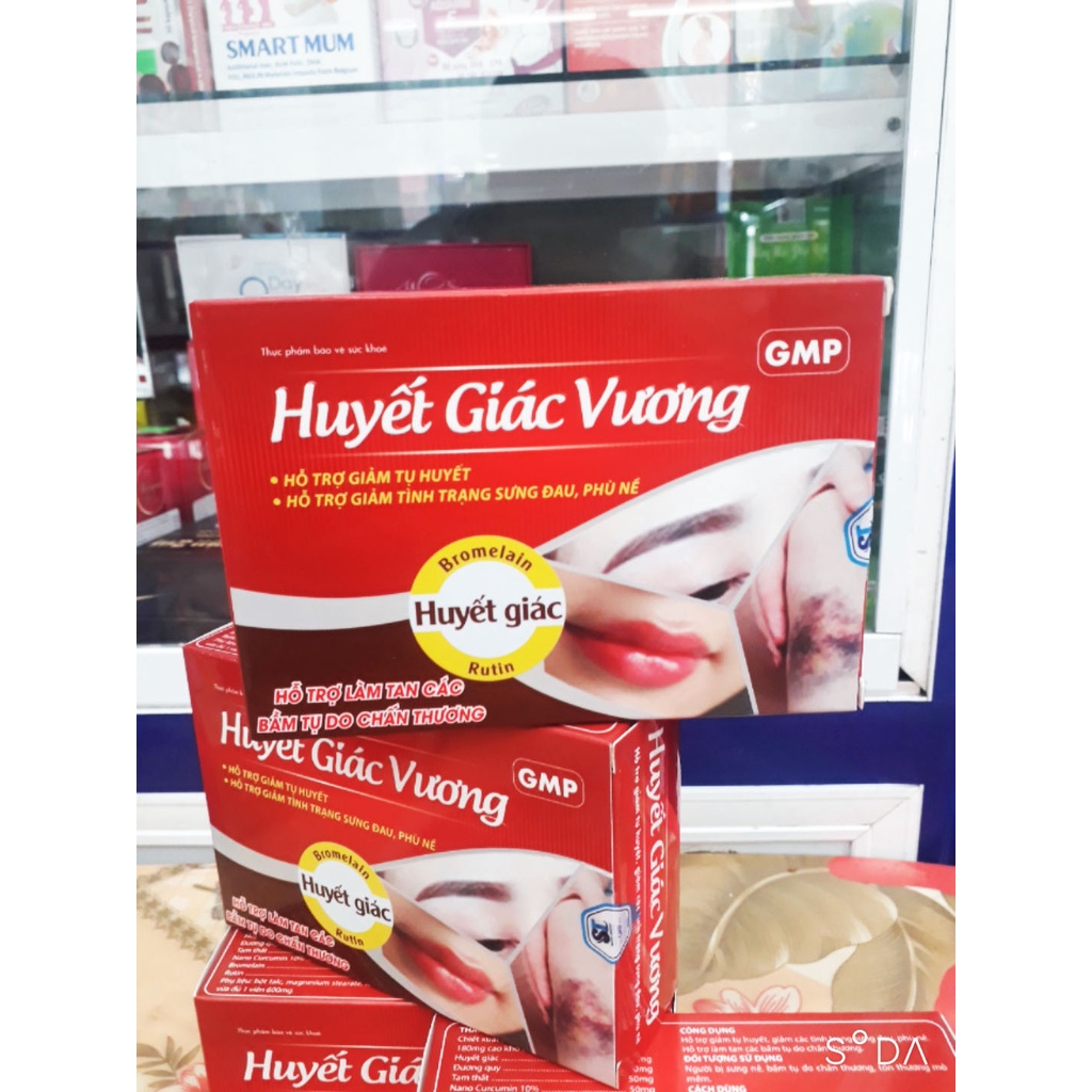 Huyết giác vương, hỗ trợ giảm tụ huyết, tan m.áu bầm, giảm tình trạng sưng đau, phù nề do chấn thương