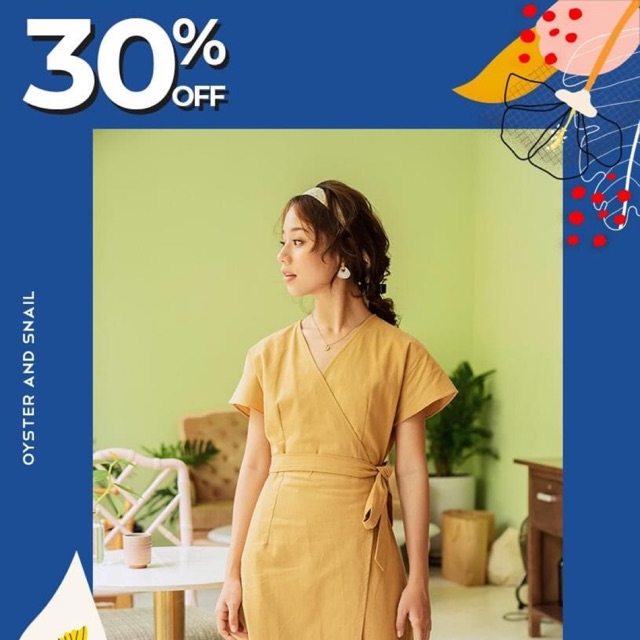 Đầm Here comes the sun Oyster and snail