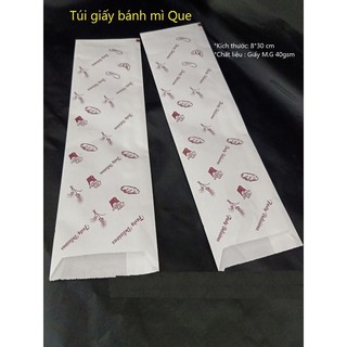 100 túi giấy đựng bánh mì que