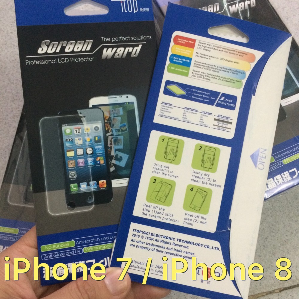 Dán dẻo mặt lưng siêu trong chống trầy cho iPhone 7 / iPhone 8 giá rẻ