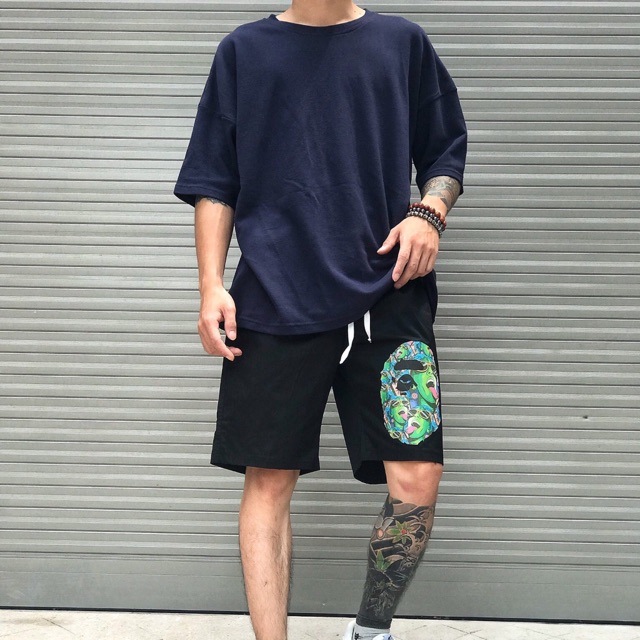 Basic Tee Navy - Áo phông trơn màu xanh than