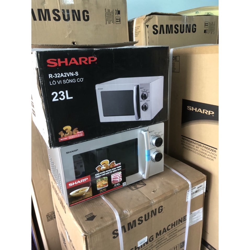 Lò vi sóng Sharp R-32A2VN-S 23 lít xám - Hàng trưng bày