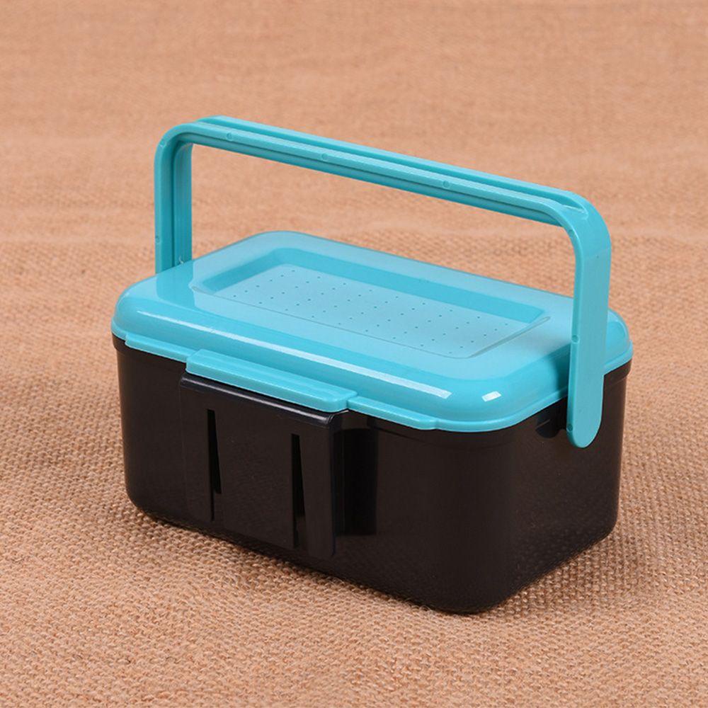 MUVAKO Hộp Đựng Mồi Câu Cá Bằng ABS Treo Thắt Lưng