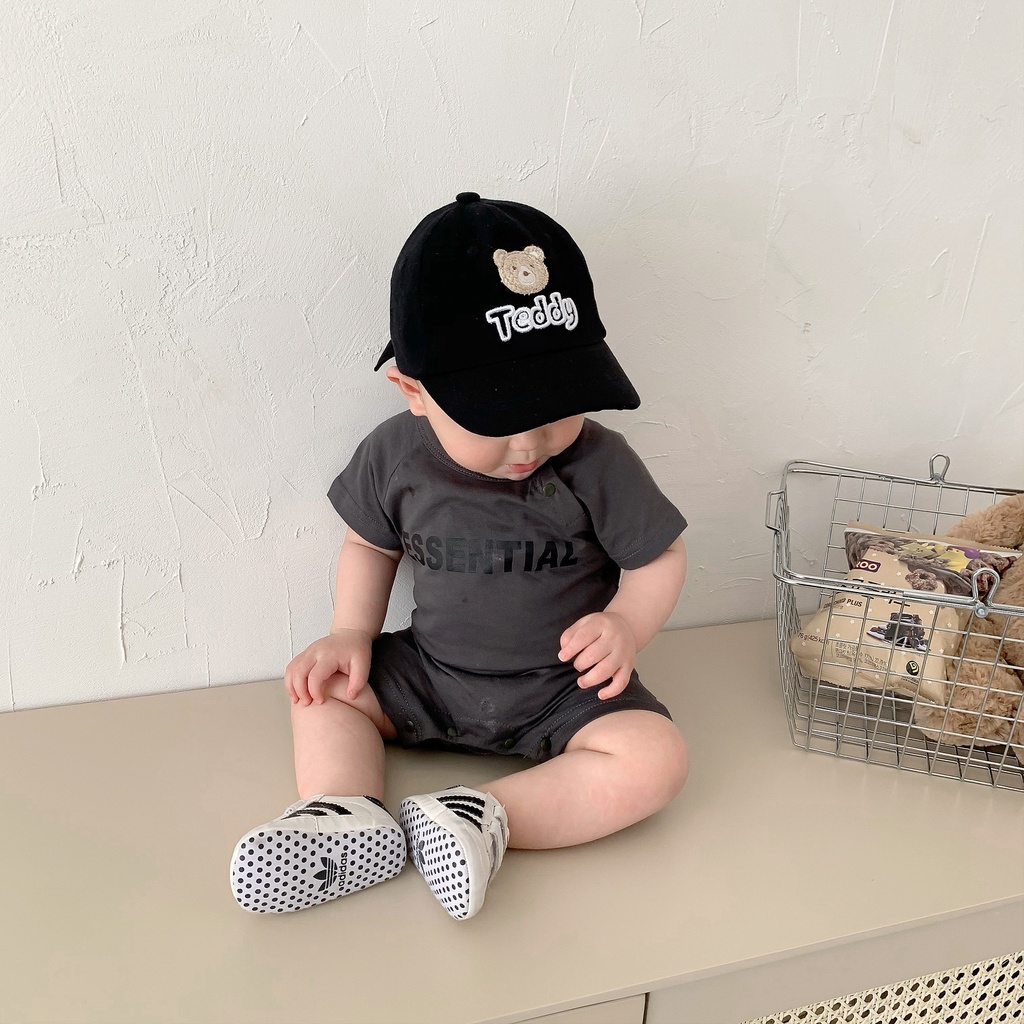 Bộ Áo Liền Quần Tay Ngắn Chất Liệu Mỏng Thoáng Khí Thời Trang Mùa Hè Cho Bé Sơ Sinh