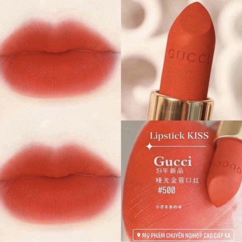 Son thỏi Gucci Matte 500 Odalie Red