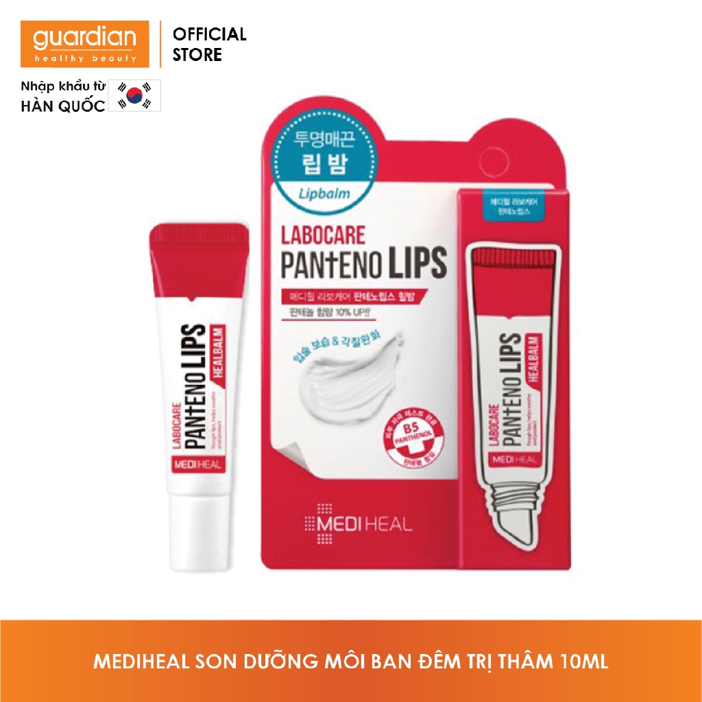 Son dưỡng môi ban đêm MEDIHEAL Labocare Pantenolips Healbalm 10m