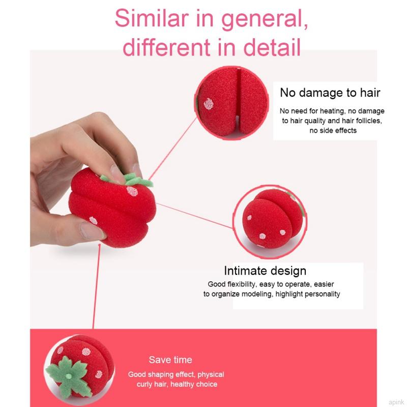 Bộ 6 Lô Cuốn Xốp Hỗ Trợ Uốn Xoăn Tóc Tiện Lợi