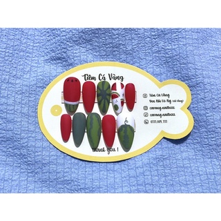 Nailbox Cá Vàng - mẫu Dưa hấu