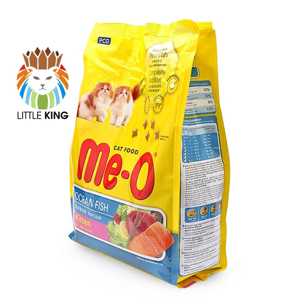 Thức ăn cho mèo con dưới 1 tuổi Me-O Kitten gói 400gr, thức ăn hạt cho mèo giá rẻ Little King pet shop