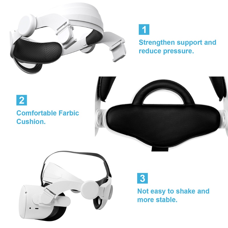 Dây Đeo Đầu Tùy Chỉnh Cho Kính Thực Tế Ảo Oculus Quest 2