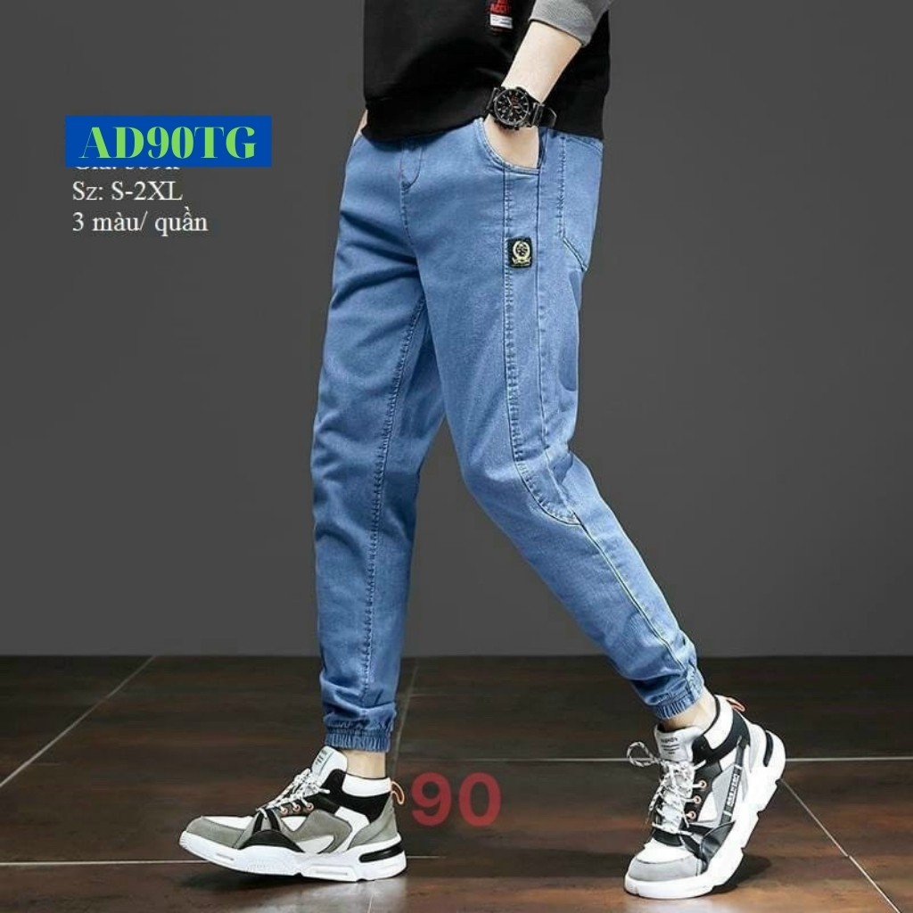 Quần jean nam tenji ad72tj quần bò nam jogger wash in cao cấp trẻ trung phong cách tenji store 1 (44-75kg)