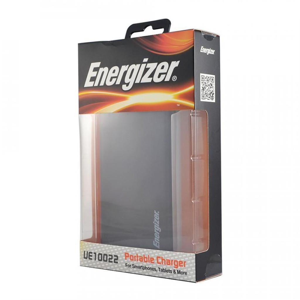 [Mã ELMALL8 giảm 8% đơn 500K] Pin Sạc Dự Phòng Energizer Chiến Binh 10.000mAh Lõi Lithium Polymer - UE10022 | BigBuy360 - bigbuy360.vn