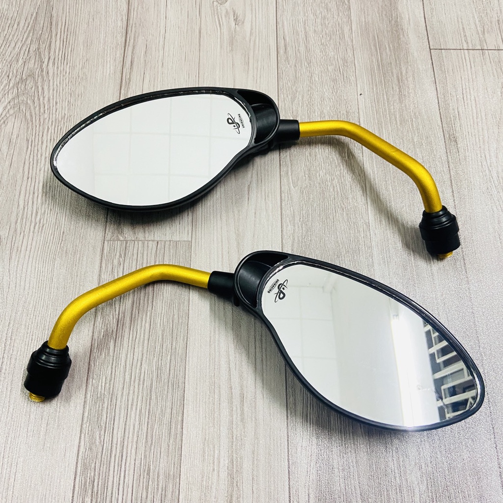 Gương chiếu hậu Yaz chân nhôm 10 ly răng thuận - 1 cặp trái phải