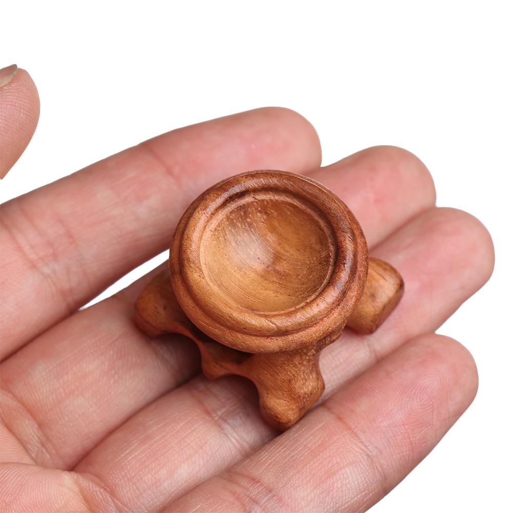 Giá Đỡ Trưng Bày Quả Cầu Pha Lê Bằng Gỗ Bền Bỉ Tiện Dụng