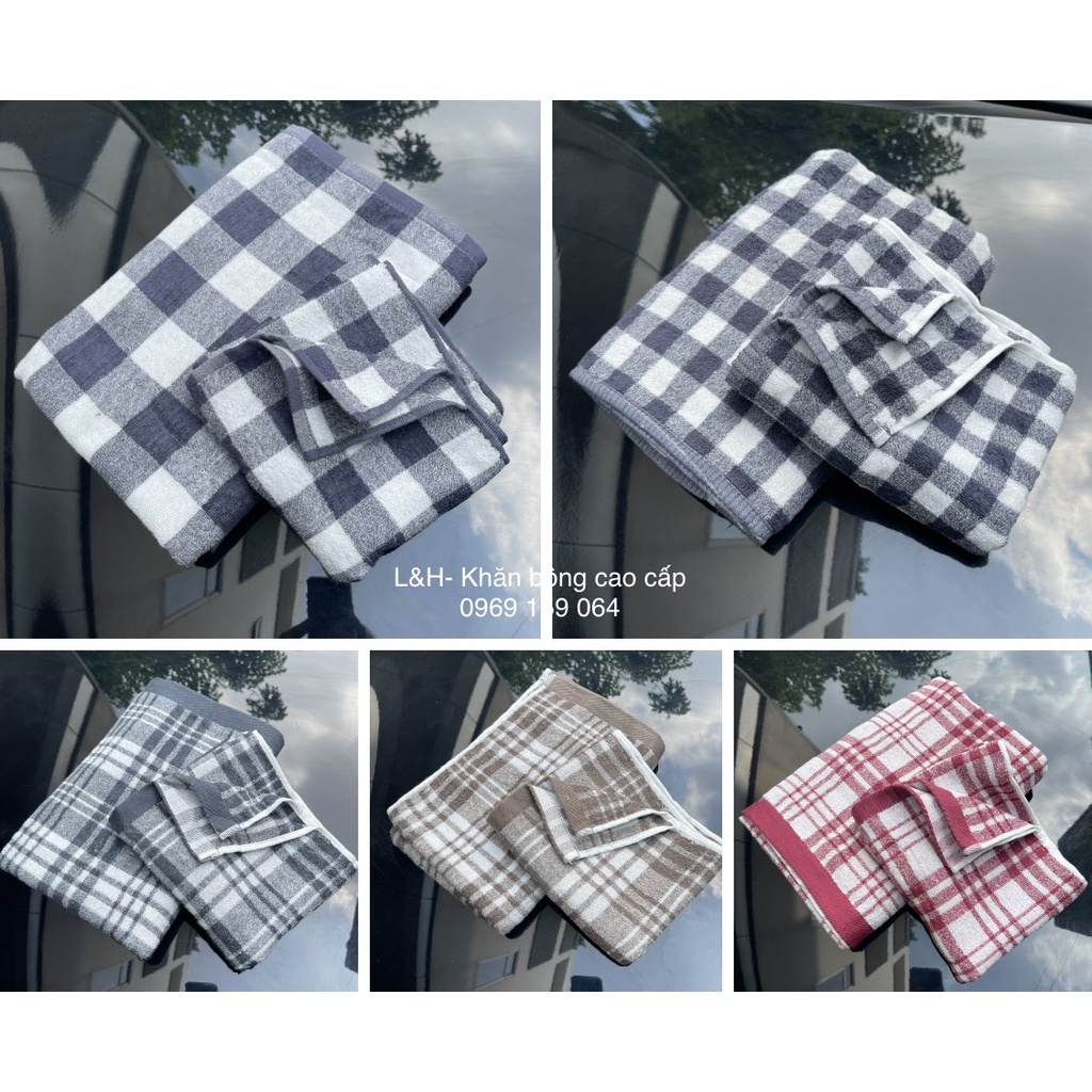 Khăn tắm nhật MJ cao cấp, KT 60x120cm, Nặng 300g-400g