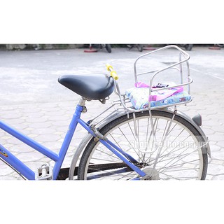 Ghế ngồi xe đạp inox cho bé