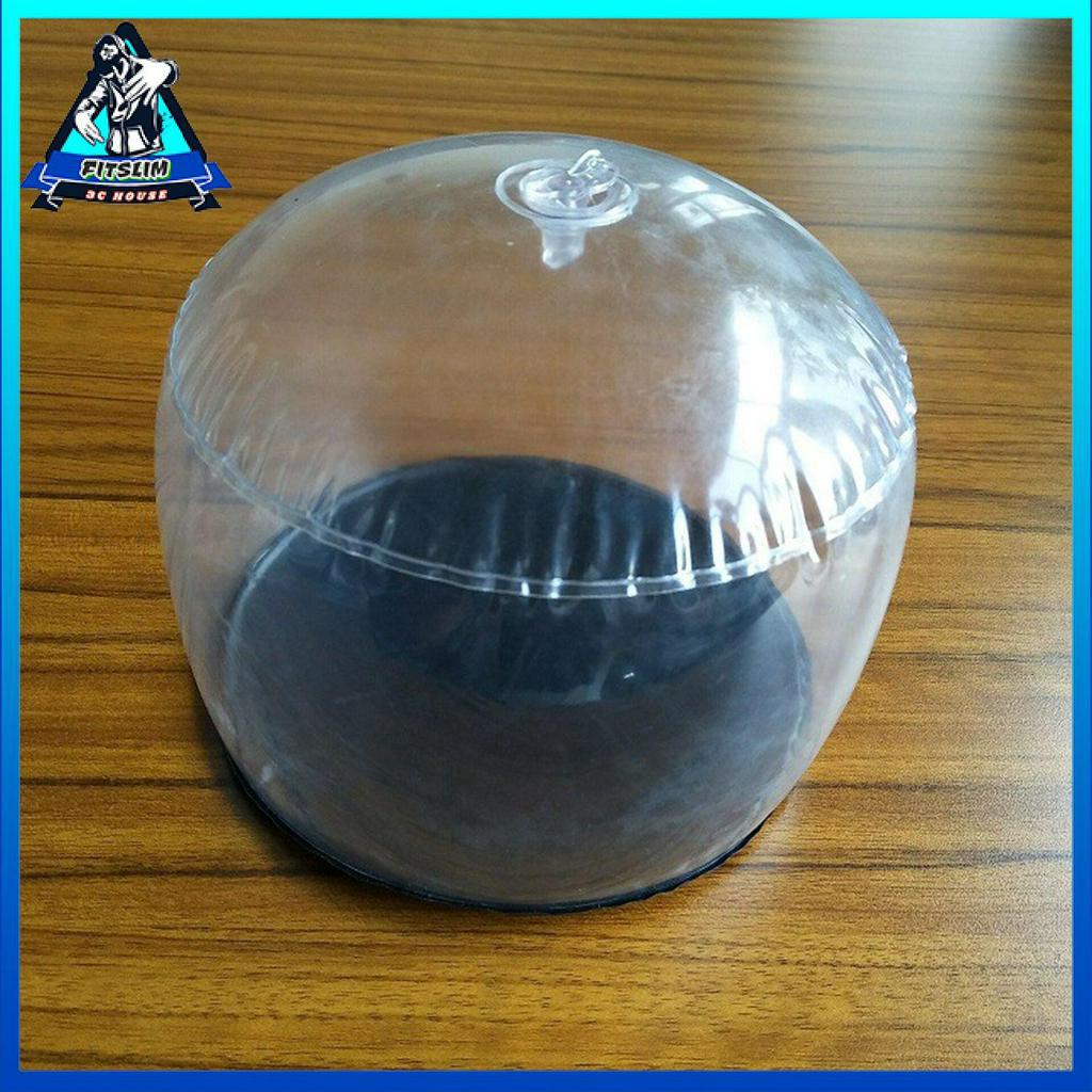 Giá Bơm Hơi Trong Suốt 17x15cm Dùng Trưng Bày Mũ Nón