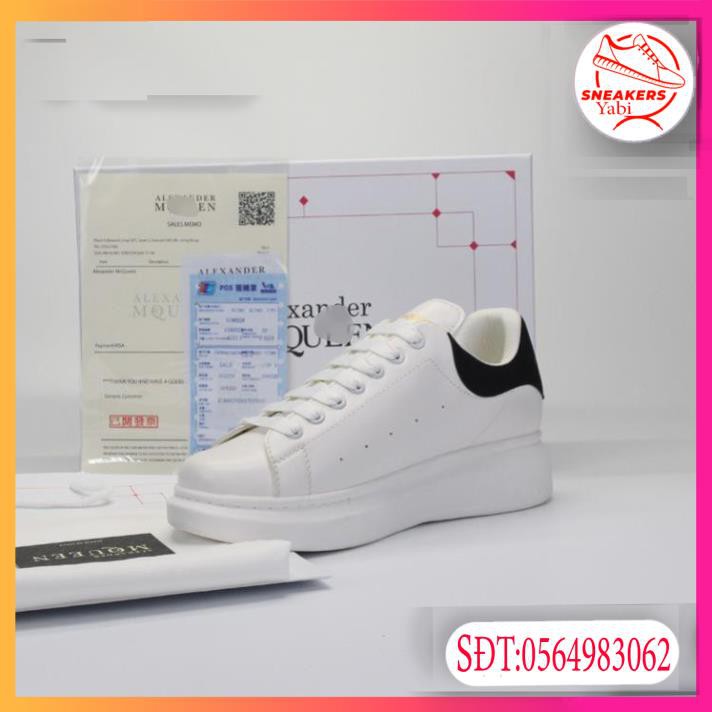 💥FREE SHIP-HÀNG QUẢNG CHÂU💥Giày thể thao sneaker MCQ gót nhung đen full box -Yabi | BigBuy360 - bigbuy360.vn