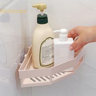 H♫-Triangle Corner Drain Shelf Bathroom Storage Rack Container Shelf