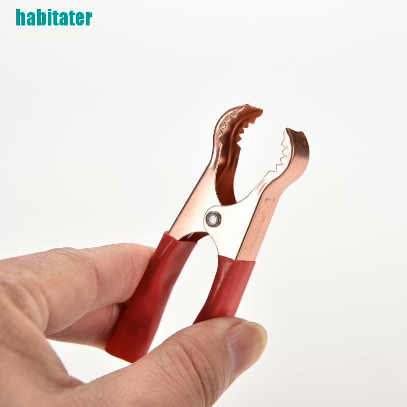 Bộ 2 Kẹp Cá Sấu Thử Điện 50A Màu Đỏ Và Đen Chuyên Dụng Cho Xe Hơi