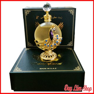 Nước hoa tinh dầu Dubai con công mẫu thiết kế 35ml ( Mẫu lớn )