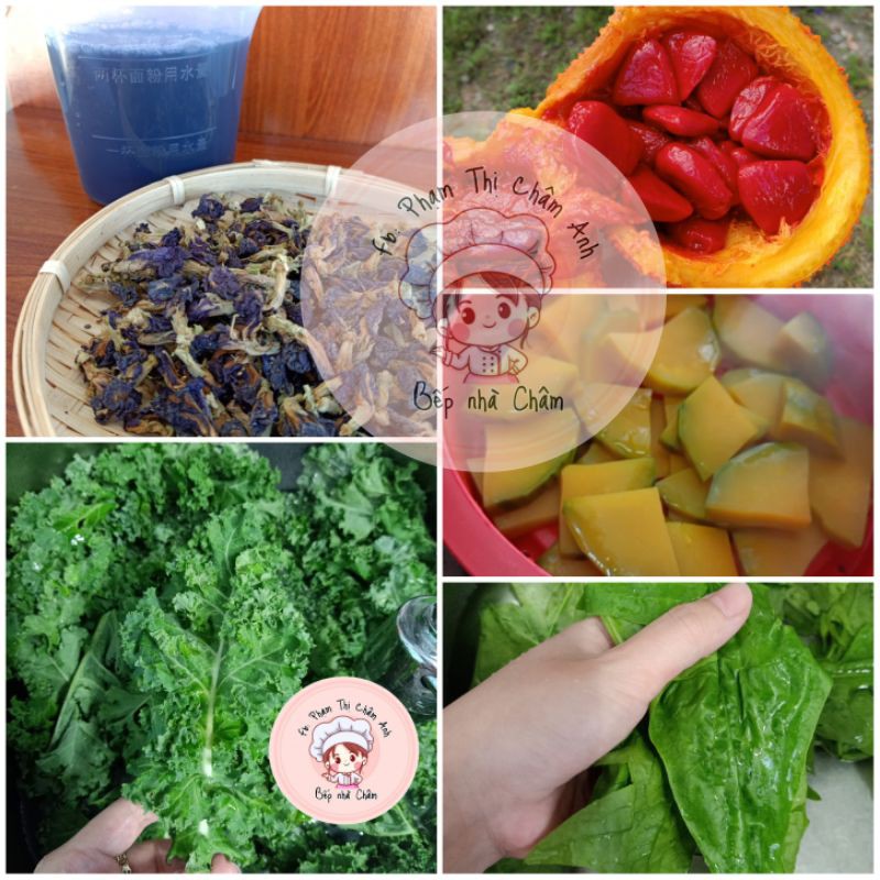 Nui rau củ cho bé - nui nhiều hình