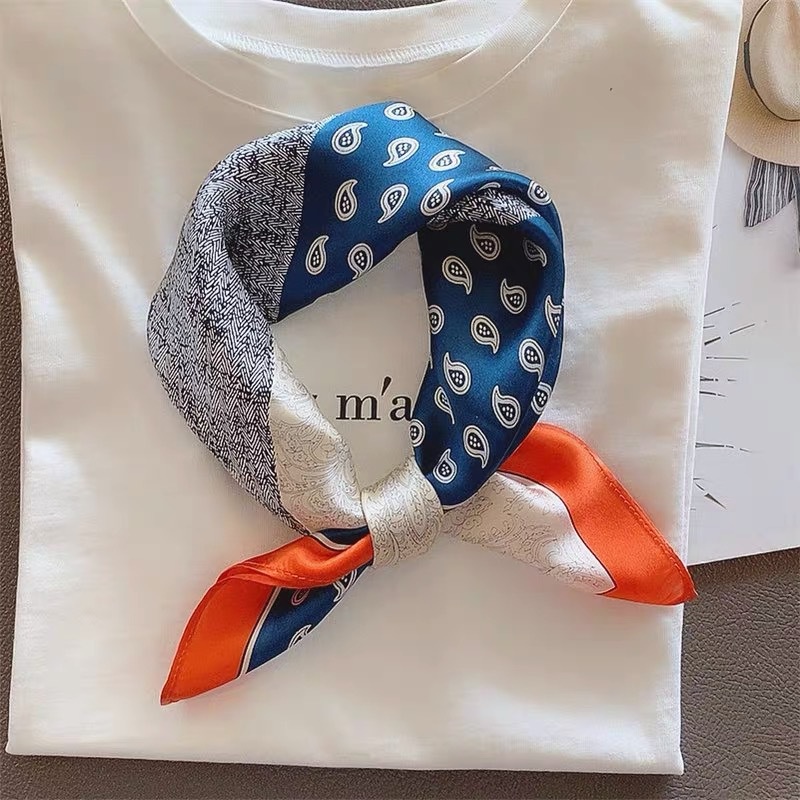 Khăn Lụa Vuông 90x90 cm Bandana Choàng Cổ, Buộc Tóc, Áo Yếm - Nikendo 9-KL1