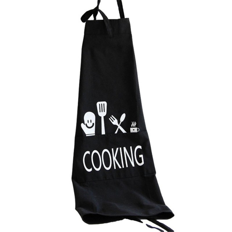 Tạp Dề Cotton Ngắn Unisex Dành Cho Nhà Hàng / Nhà Bếp