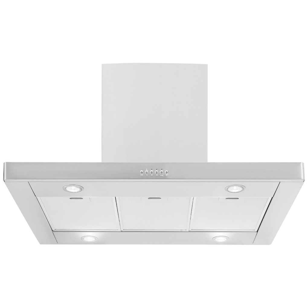 Máy hút mùi đảo Smeg KI90XE - 900mm, Inox, Quạt hút 820 m³/h