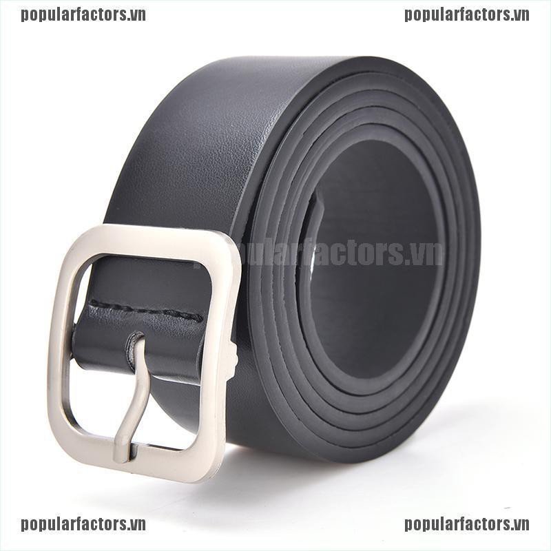 Thắt Lưng Da Khóa Kim Loại Thời Trang Dành Cho Nữ