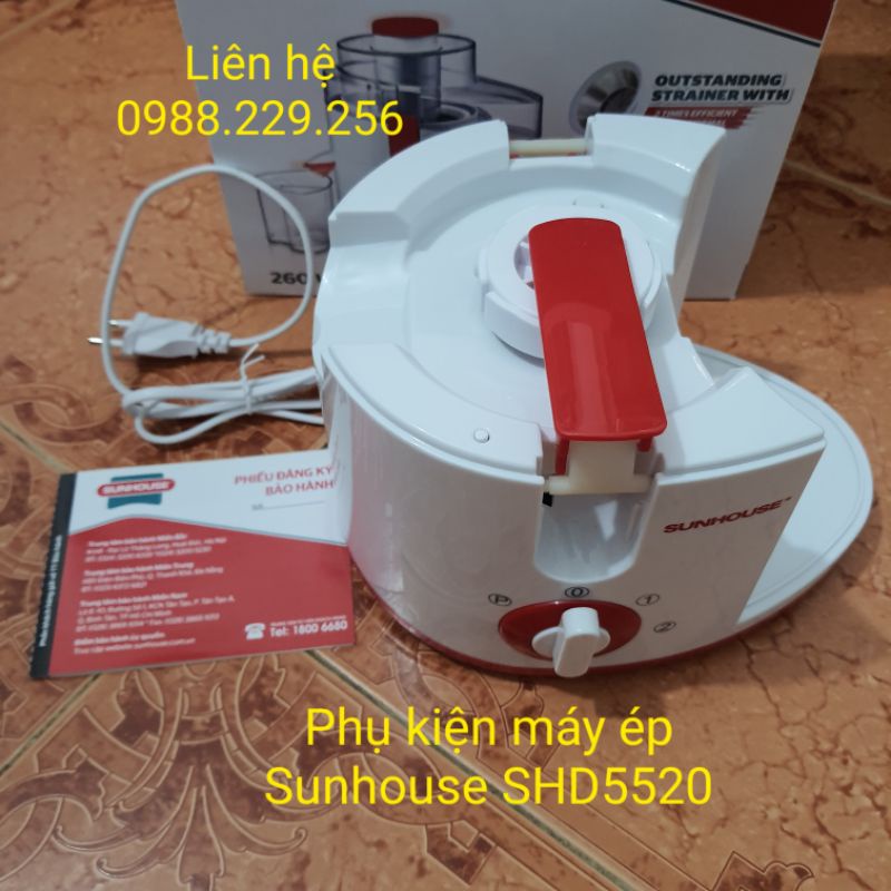 Phụ kiện máy ép sunhouse SHD5520