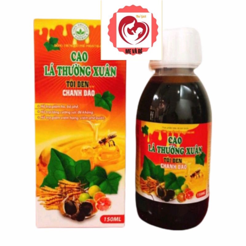 Cao Ho Lá Thường Xuân Tỏi Đen Chanh Đào