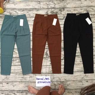 Quần baggy vải 2 ly